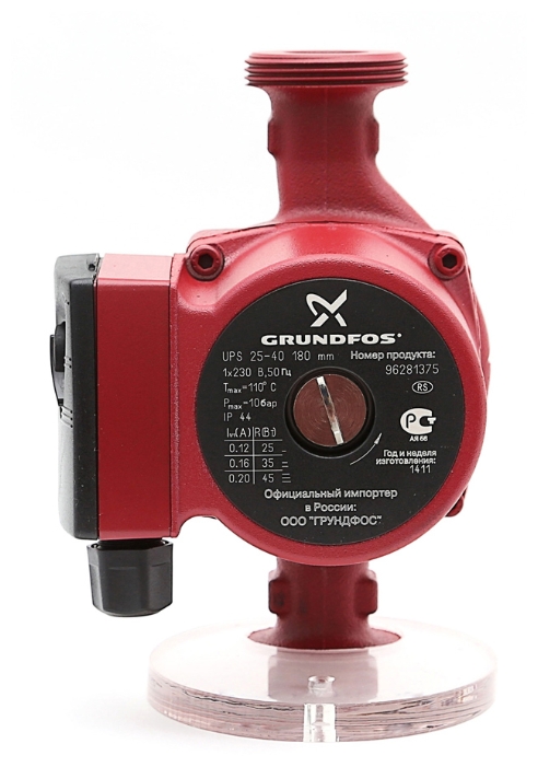 Циркуляционный насос Grundfos UPS 25-40 180